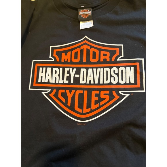 Harley-Davidson T-Shirt Mens XXL Black Waterford City Ireland Bar & Shield 2009 - Picture 2 of 4